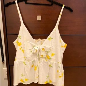 LA Hearts Floral Tank